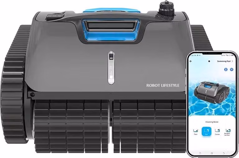 Robot pulitore per piscine, lunga durata, funzioni intelligenti, 65 W, 4600 mAh, C1PRO (110-240 V)