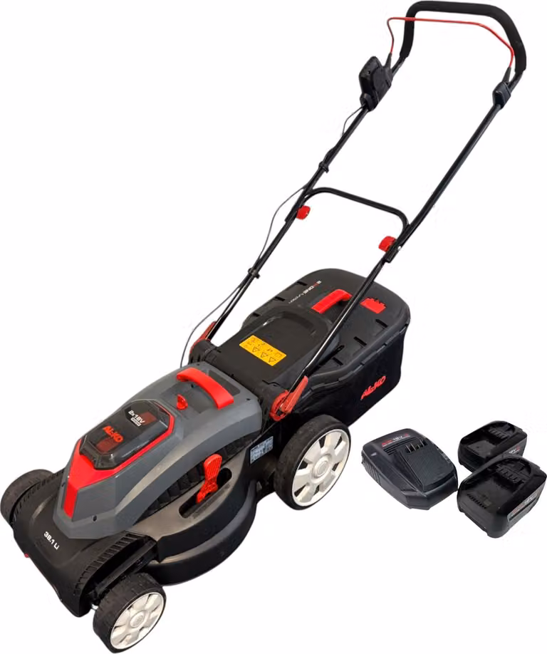 Tosaerba a batteria AL-KO 38.1 Li 18 V 38 cm + 2 batterie 4,0 Ah + caricabatteria ( 113886 )