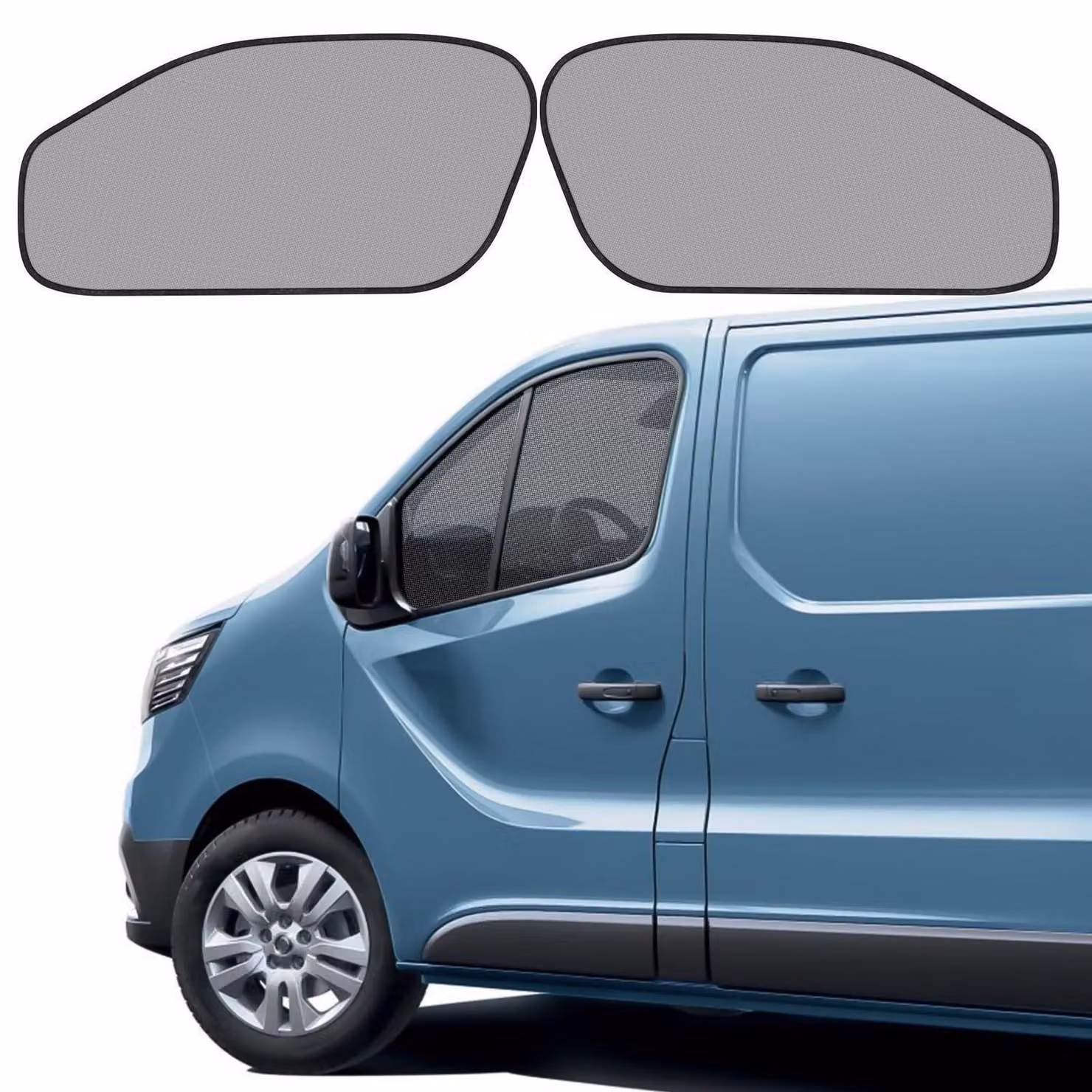 Zanzariere per finestrini laterali, set da 2, compatibili con Renault Trafic/Fiat Talento/Opel Vivaro dal 2014 al 2025