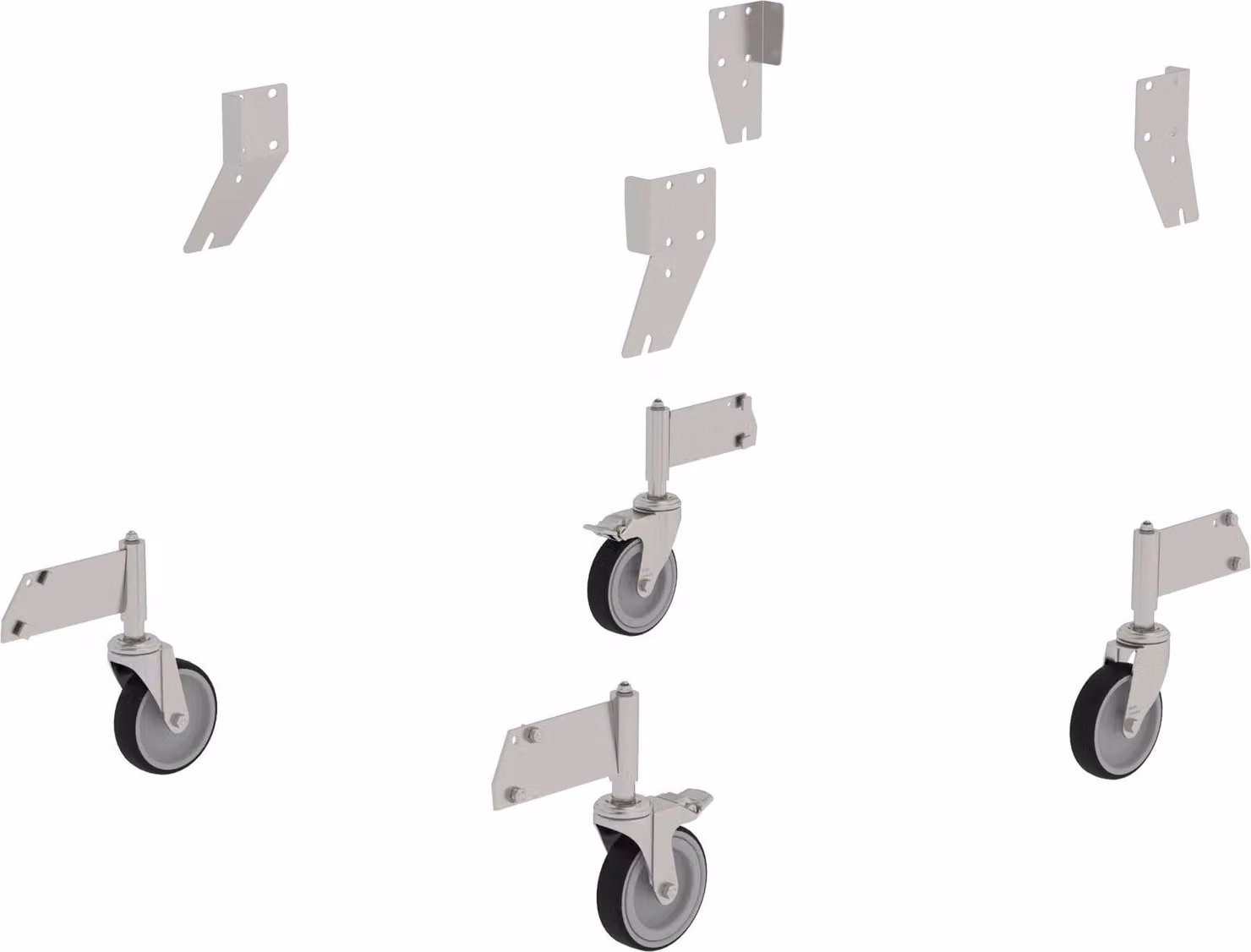 Kit MUNK retrofit acciaio inox monofacciale 4 pezzi