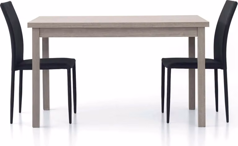 Milani Home - tavolo da pranzo allungabile 130-170-210 x 80 cm, rovere grigio, legno