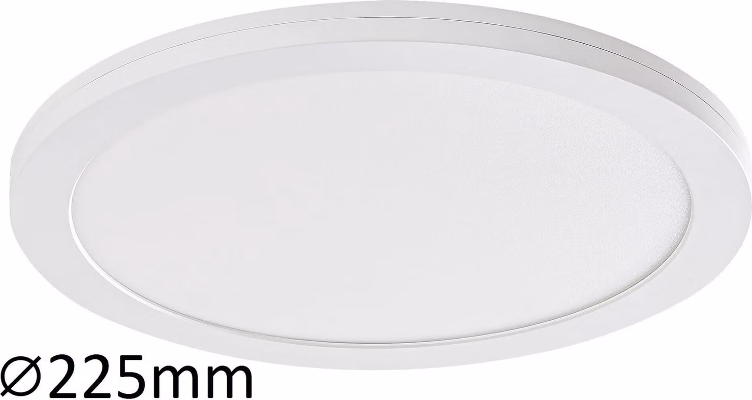 Plafond da incasso 22,5 cm LED 18W bianco rotondo Sonnet 1491 Rabalux
