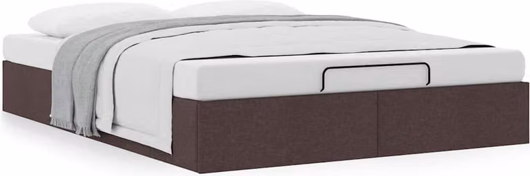 Struttura Letto Pouf senza Materasso 140x200 cm in Tessuto