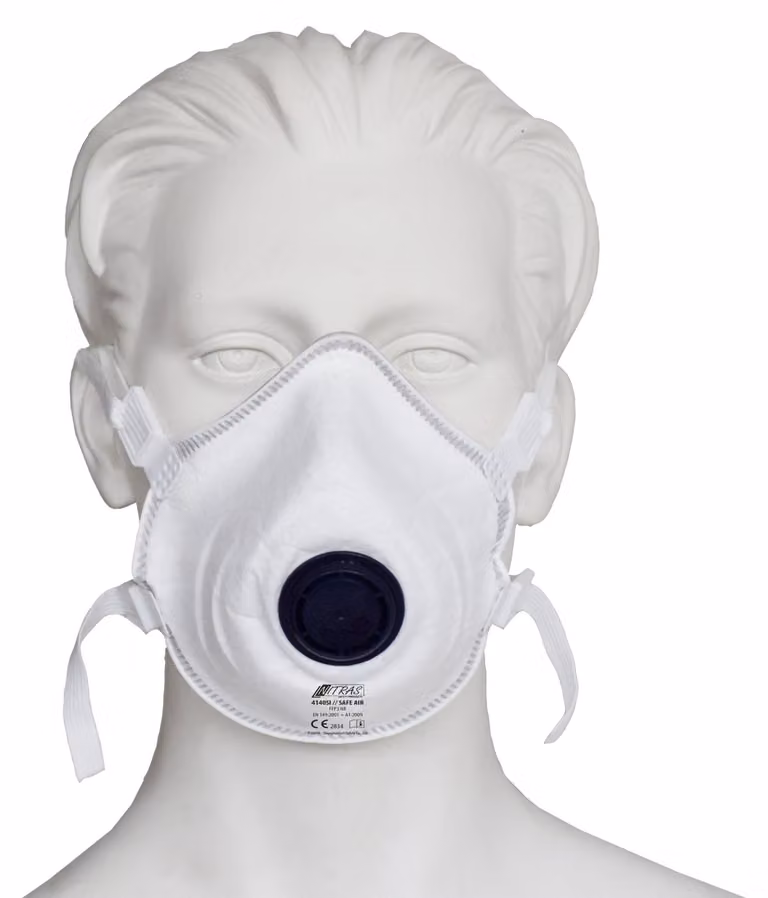 Maschera respiratoria 4140SI SAFE AIR FFP3 NR con valvola di espirazione