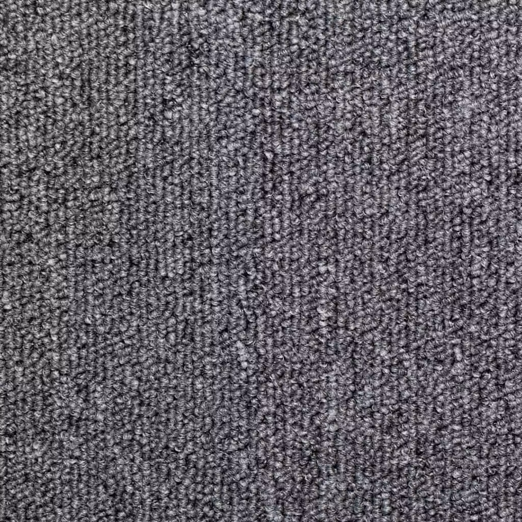 vidaXL Tappetini per scale 30 pz 65x21x4 cm Grigio scuro