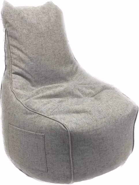 Poltrona Sacco Milly Casa Collection in Tessuto Grigio L/P/H: 65 x 65 x 95 cm