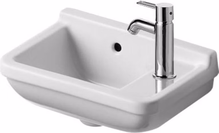 Duravit Lave-mains Starck 3 40cm, trou pour robinet à droite, 07514000001, 07514000001