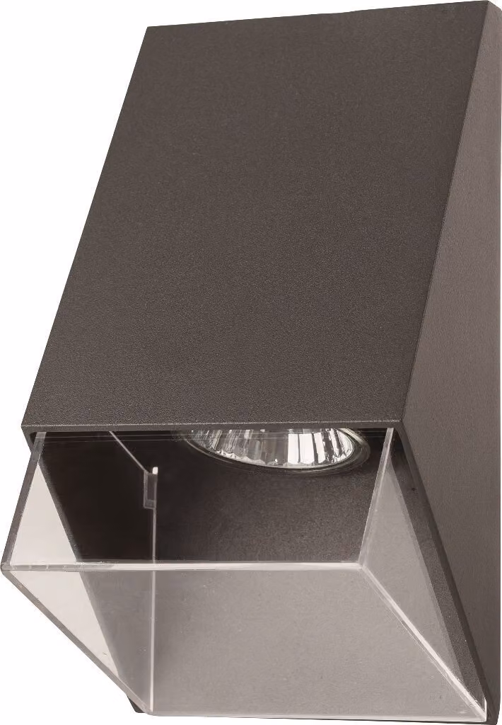 Lampada da parete per esterni 1xGU10 grigio scuro IP54 SU-MA Oli M1503