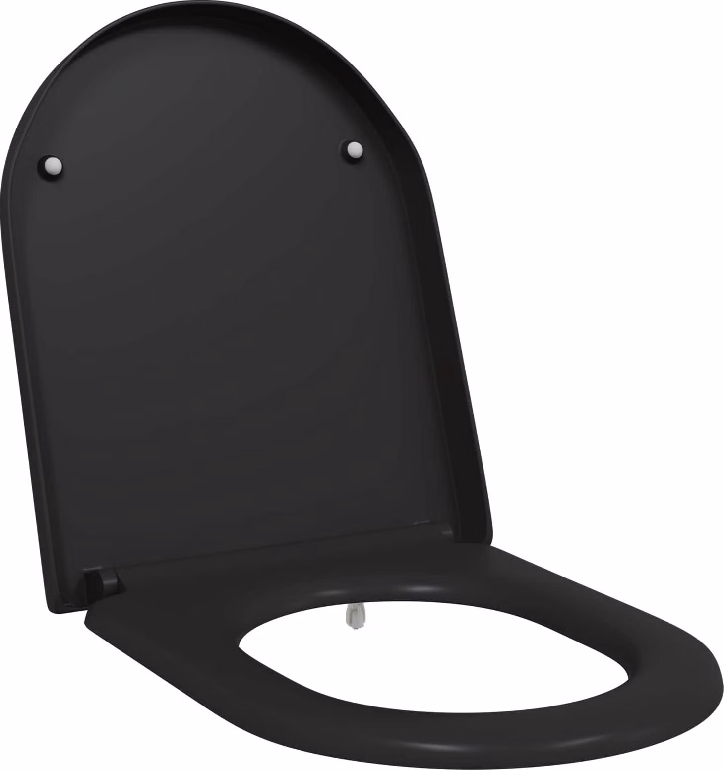 Sedile del WC Nero 49 x 36 x 4 cm Duroplast