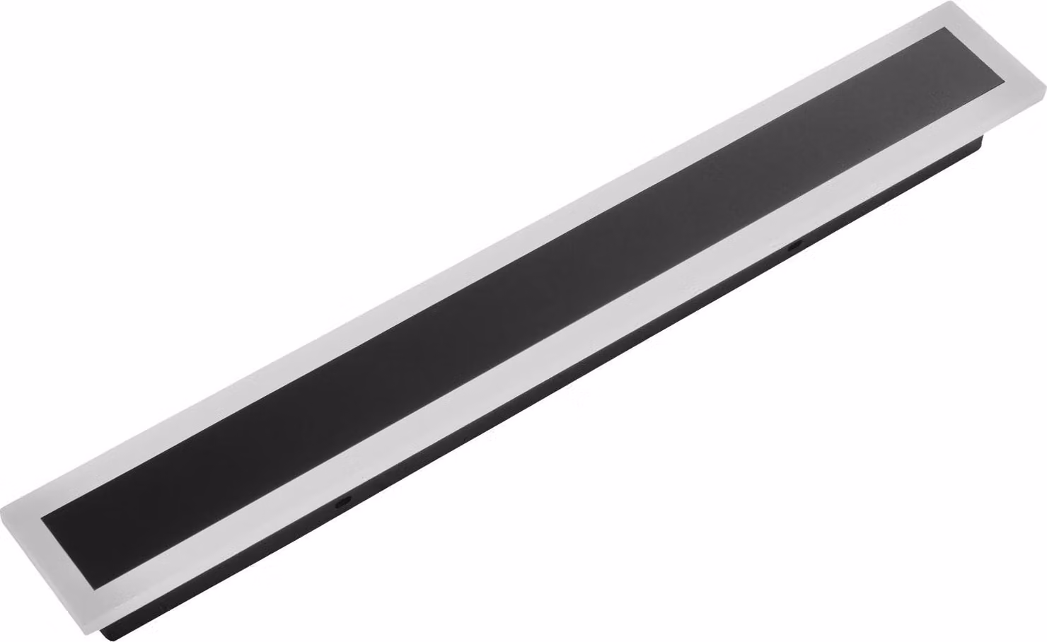 SucceBuy Moderna lampada da parete per esterni, 23,6 pollici, strisce lunghe, luce bianca calda con 3000 K, IP65 impermeabile, illuminazione a parete senza ruggine per patio, casa, portico e garage
