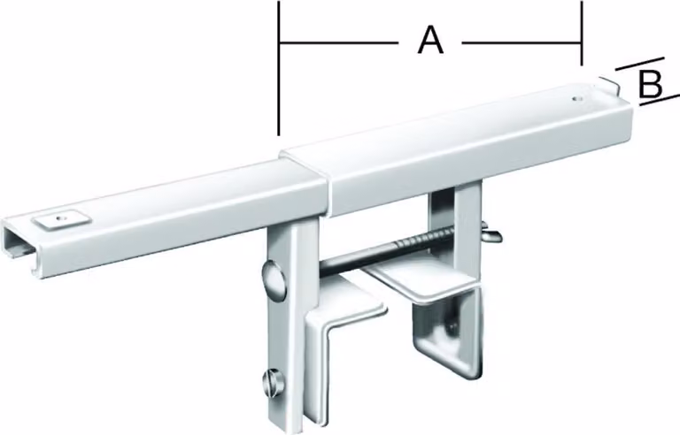 Staffa universale per radiatore 260 mm zincata