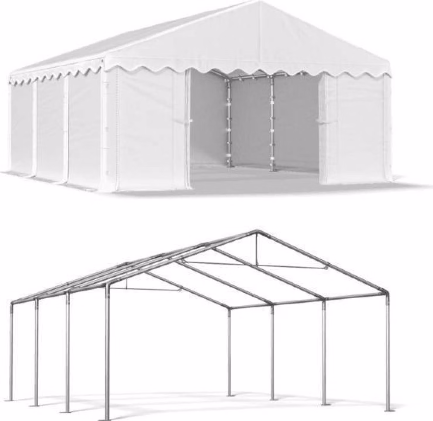 Tenda del magazzino estivo 4x6 Bianco SUMMER MPE