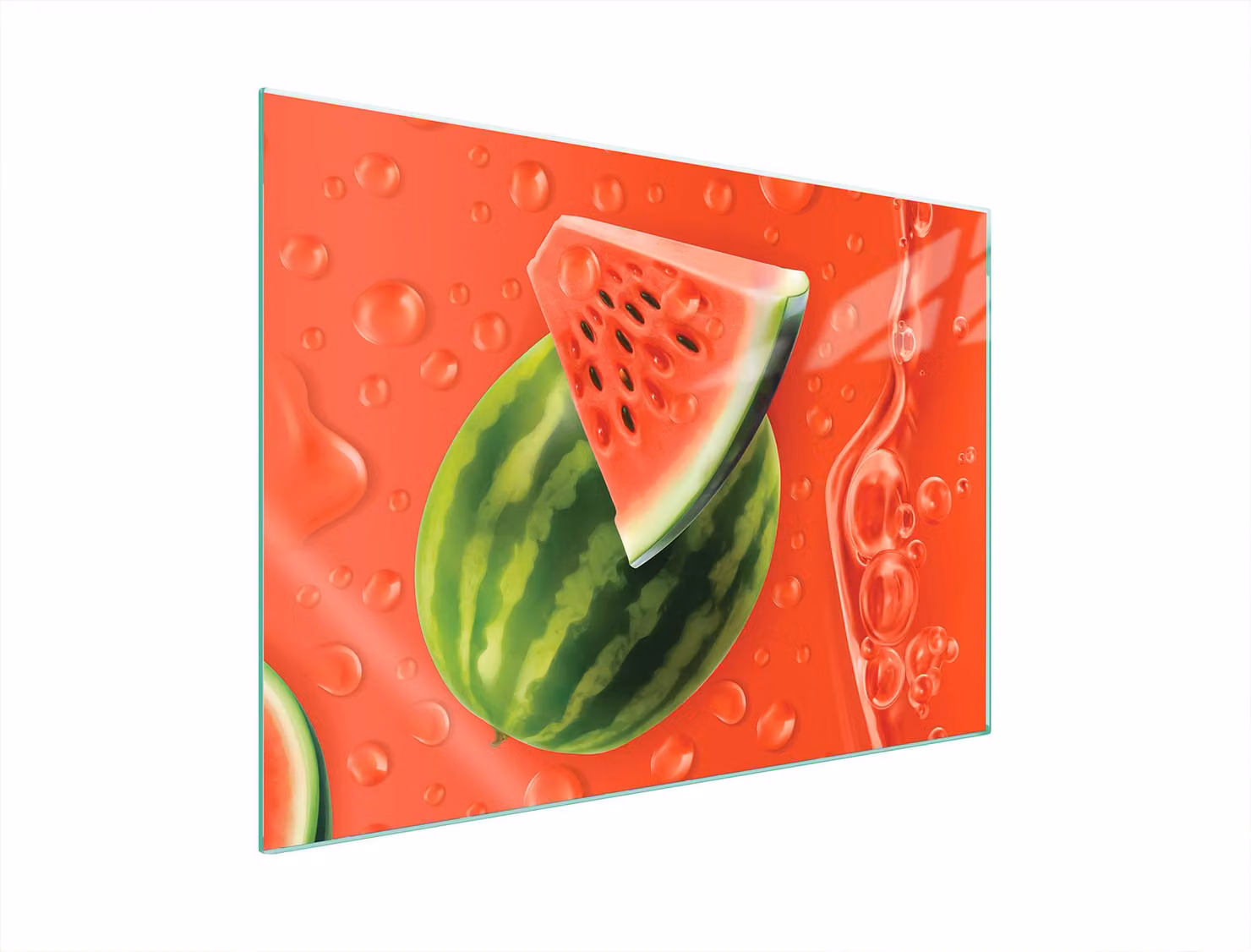 Piastra Protettiva In Vetro Per Cuore 70X52 Melone D'acqua