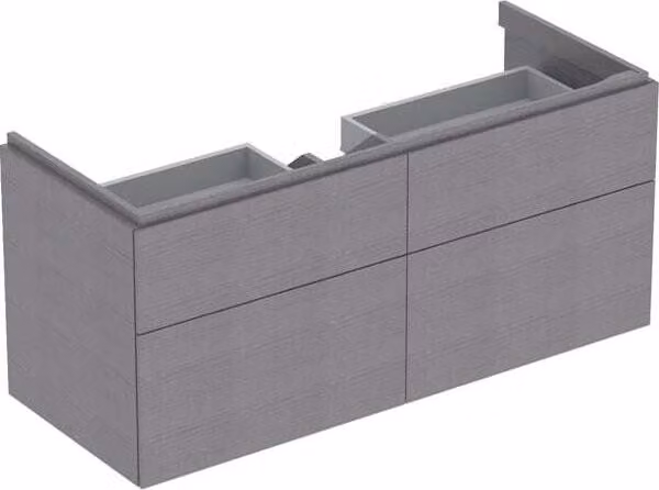 Geberit Xeno 2 armoire sous lavabo, 1174x530x462mm, 4 tiroirs, 500.518.43.1, 500.518.43.1