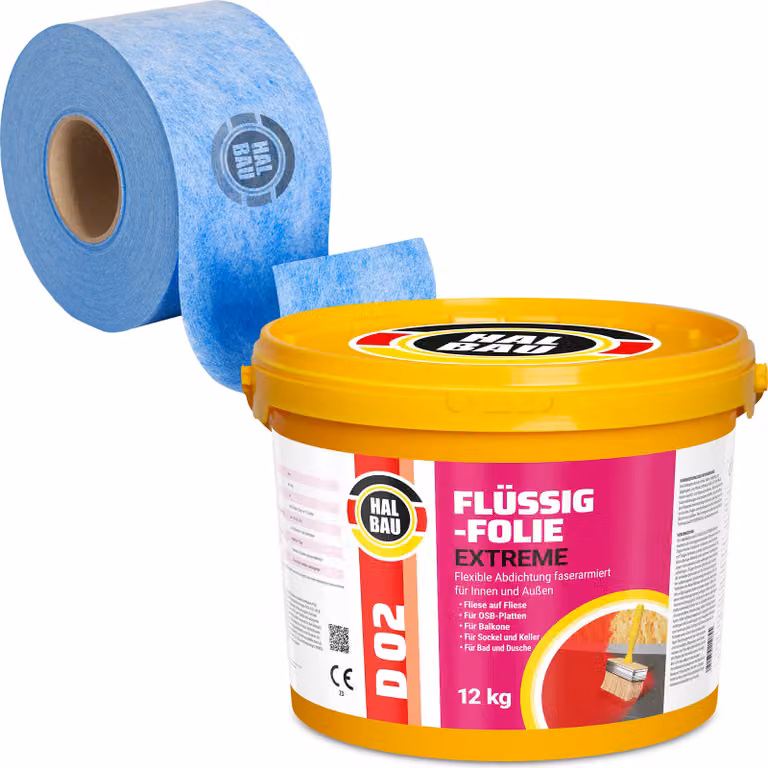 Kit di sigillatura per balconi e bagni, sigillante liquido, 12 kg. Kit di guarnizioni per uso esterno e interno, classe di resistenza H315