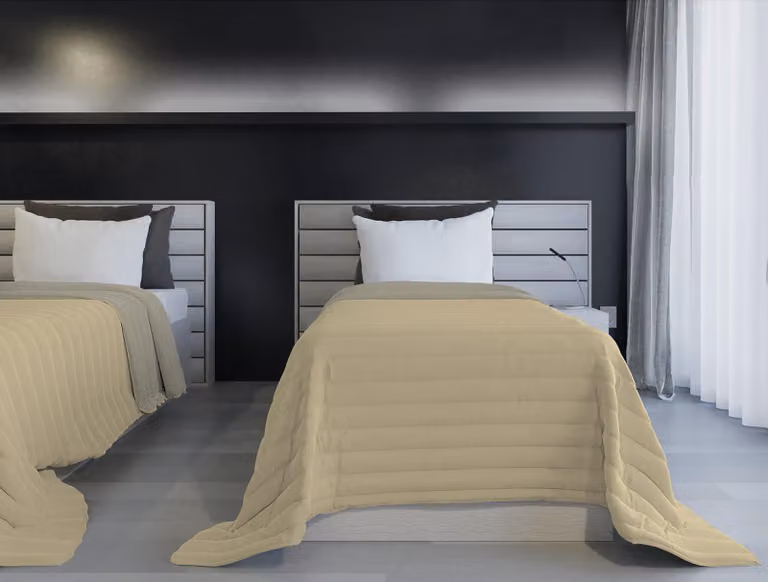 Trapola di seta estiva color taupe/crema