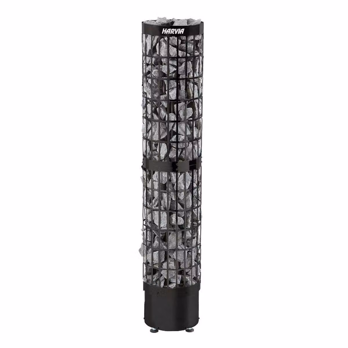 Harvia Cilindro 6,6 kW | richiede un sistema di controllo esterno, nero-cromo | HPCE66400M