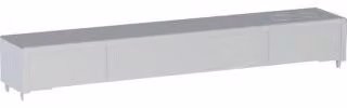 Geberit SPK copertura per modulo sanitario Monolith Plus per WC, alluminio