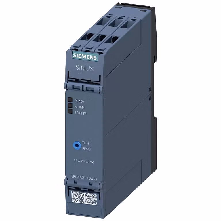 Relè di protezione motore a termistore Siemens, segnalazione/disinserimento, a vite, 1S+1W, CA/CC 24-240 V 3RN20231DW30