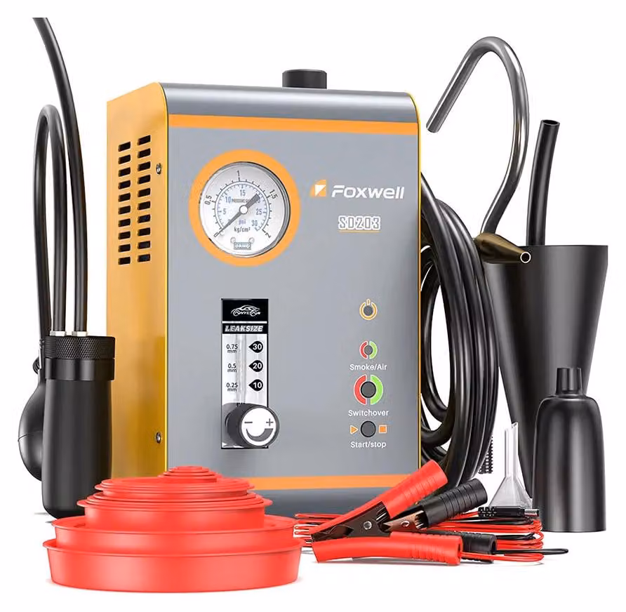 Rilevatore di perdite di fumo - Rooktester - Rilevatore di perdite d'aria - Tester dei gas di scarico - Test EVAP - Alimentazione 12V