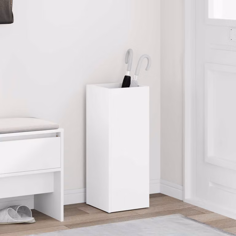 vidaXL Supporto per Ombrellone Bianco L: 25 cm, P: 24,5 cm, H: 64 cm