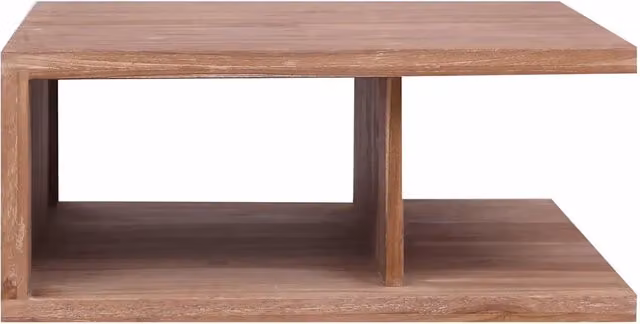 Tavolino da salotto quadrato in legno di teak massello vidaXL marrone stile rustico L/P/H: 70 x 70 x 72 cm