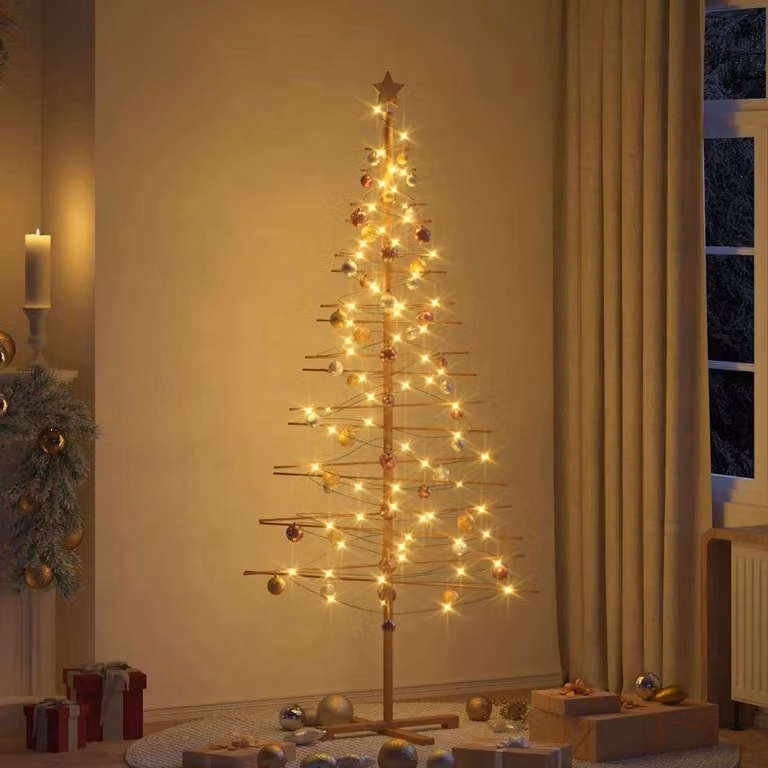 Maison Exclusive - Albero di Natale in legno marrone, 210 cm, bambù