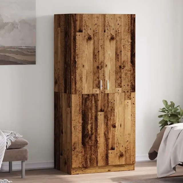 Armadio Legno Antico 90x52x200 cm in Truciolato 855884