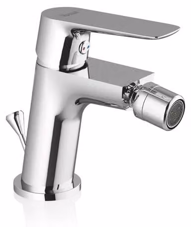 Miscelatore bidet Ravak Classic CL 055.00CR da 123 mm con scarico, cromato