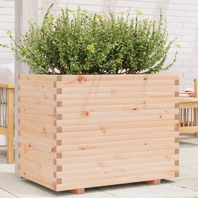 Fioriera da Giardino 90x60x72,5 cm in Legno Massello di Pino 3282604