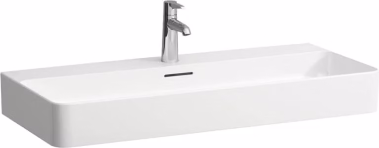 LAUFEN VAL lavabo à poser, 1 trou pour robinet, avec trop-plein, US fermé 950x420mm, H8162877571041, H8162877571041