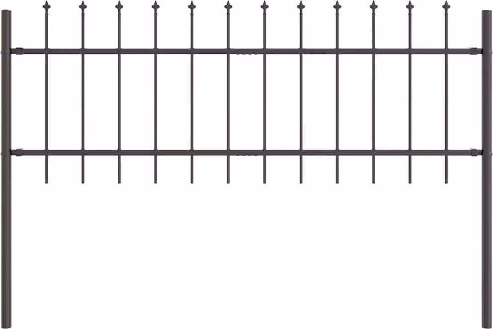 Recinzione per Giardino Woerden Grigio 1,7 x 0,6 m