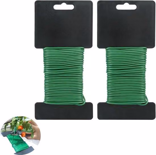Recinzioni verdi da giardino - Sostegno per piante - 20 metri - Plastica