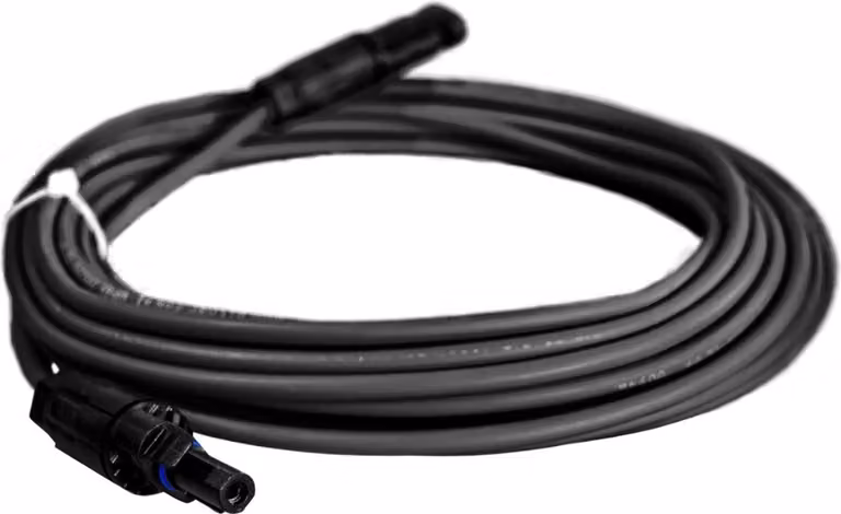 50m cavo di prolunga solare 4mm² con spine solari MC4 nero