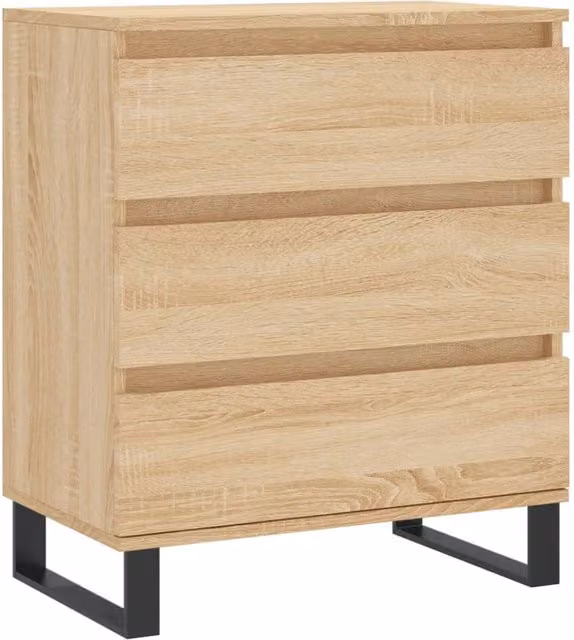 Buffet credenza cassettiera armadio mobile contenitore organizer cucina soggiorno rovere Sonoma 60 x 35 x 70 cm legno ingegnerizzato marrone 02_0031611