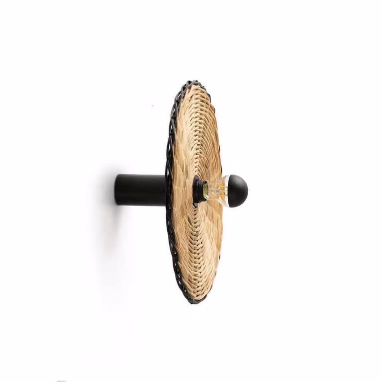 COSTAS ø400 Lampada da parete/soffitto Rattan H140 62174-78 Faro Barcelona