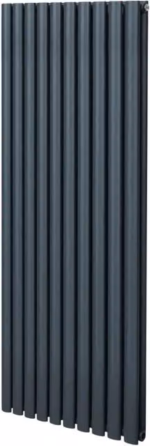 Radiatore a colonna ovale - 1600mm x 600mm - Grigio Antracite