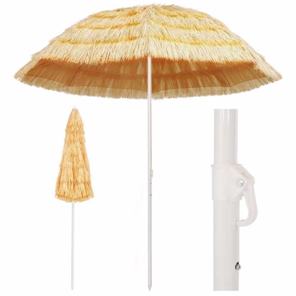 Maison Exclusive - Ombrellone da spiaggia, stile Hawaii, 240 cm