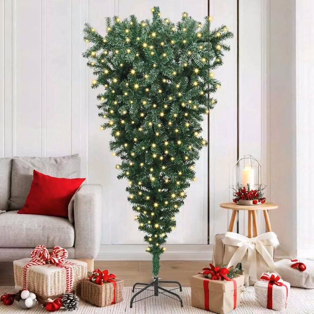 Maison Exclusive - Albero di Natale artificiale illuminato, colore verde, design originale