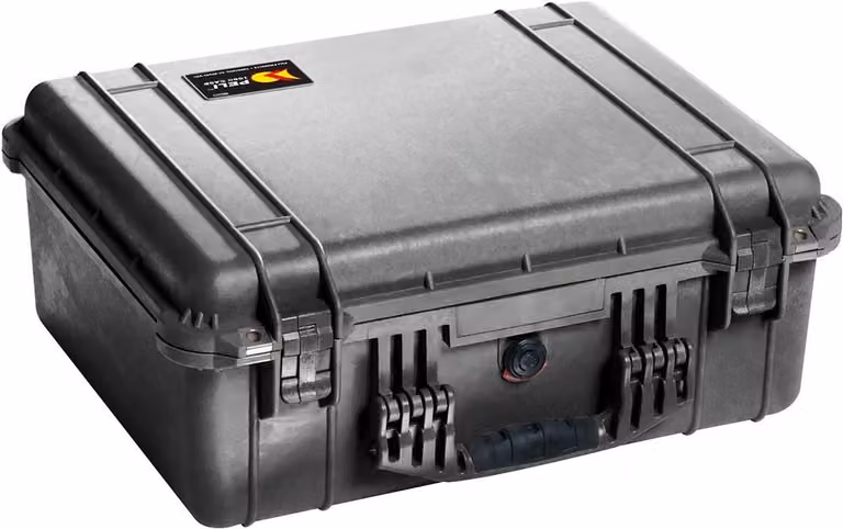 Peli - 1550 - Custodia protettiva - con imbottitura in schiuma - nera