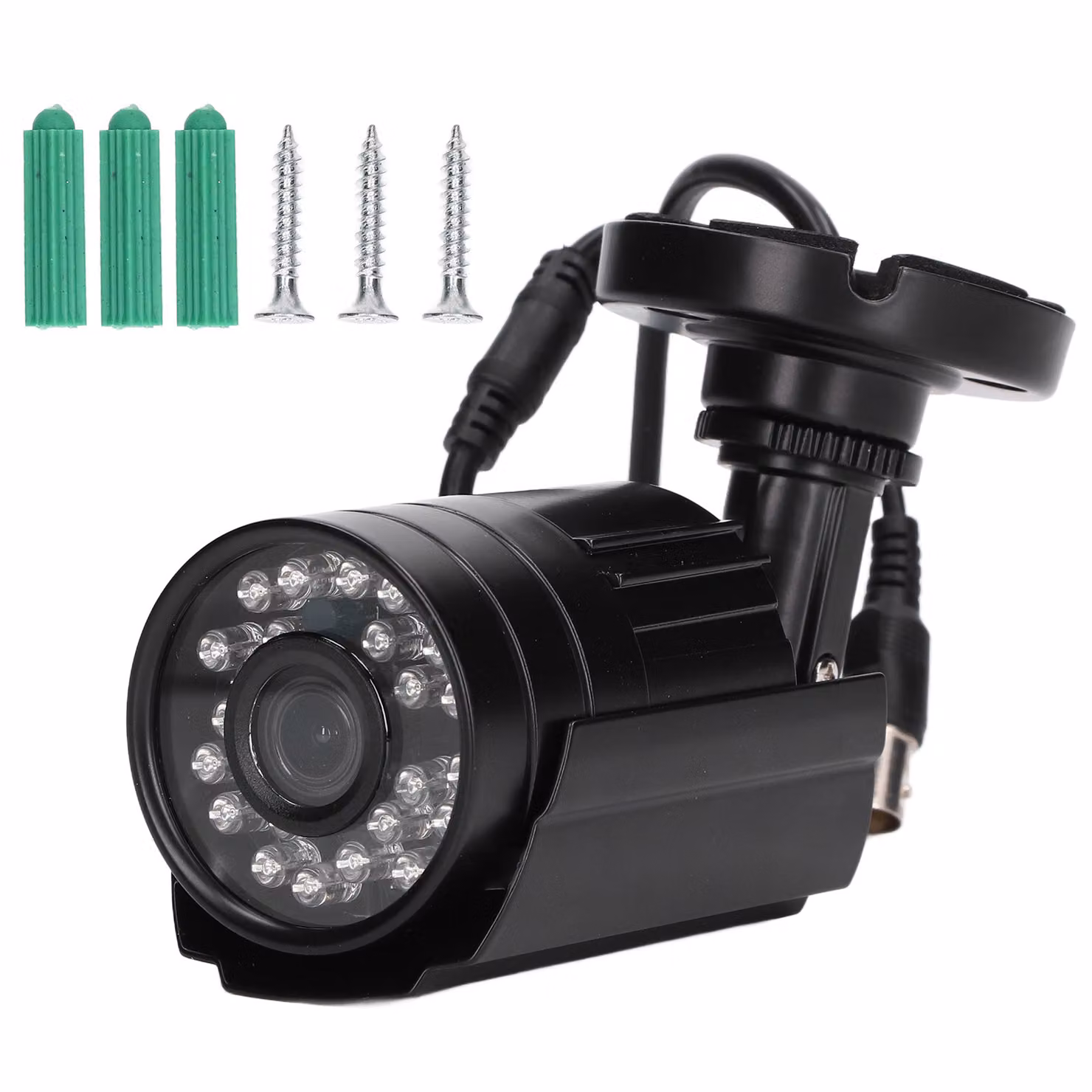 Telecamera di sicurezza, telecamera analogica CCTV, telecamera di sorveglianza 4 in 1, obiettivo da 3,6 mm, visione notturna a infrarossi, impermeabile per uso esterno e interno