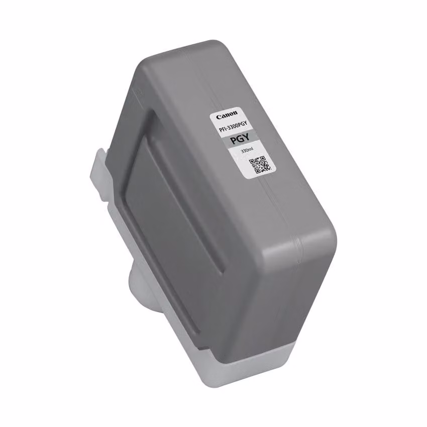 Cartuccia d'inchiostro originale Canon PFI-3300PGY grigio per stampa fotografica inkjet compatibile con PRO-6600, PRO-4600 e PRO-2600 – 2