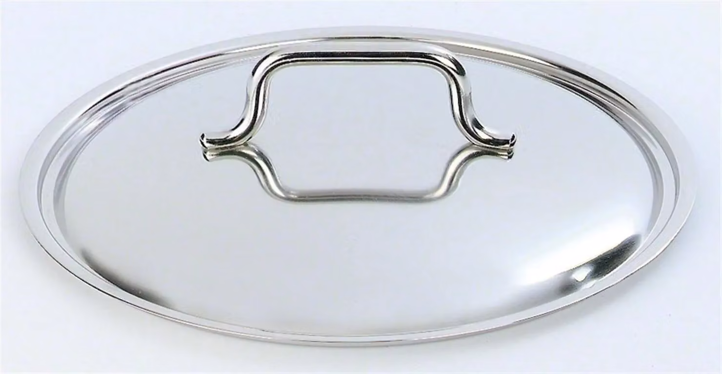 Coperchio in acciaio inox inox, linea Apollo, diam. 22cm
