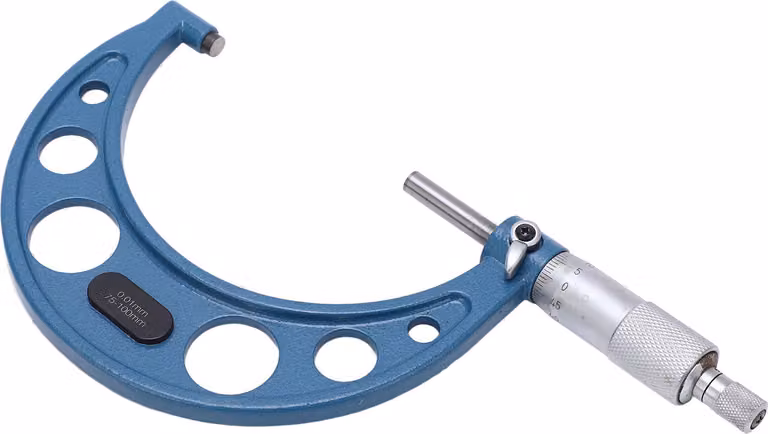 Micrometro stabile in lega superficie misura accurata portatile Micrometro calibro spessore 75?100/0.01mm