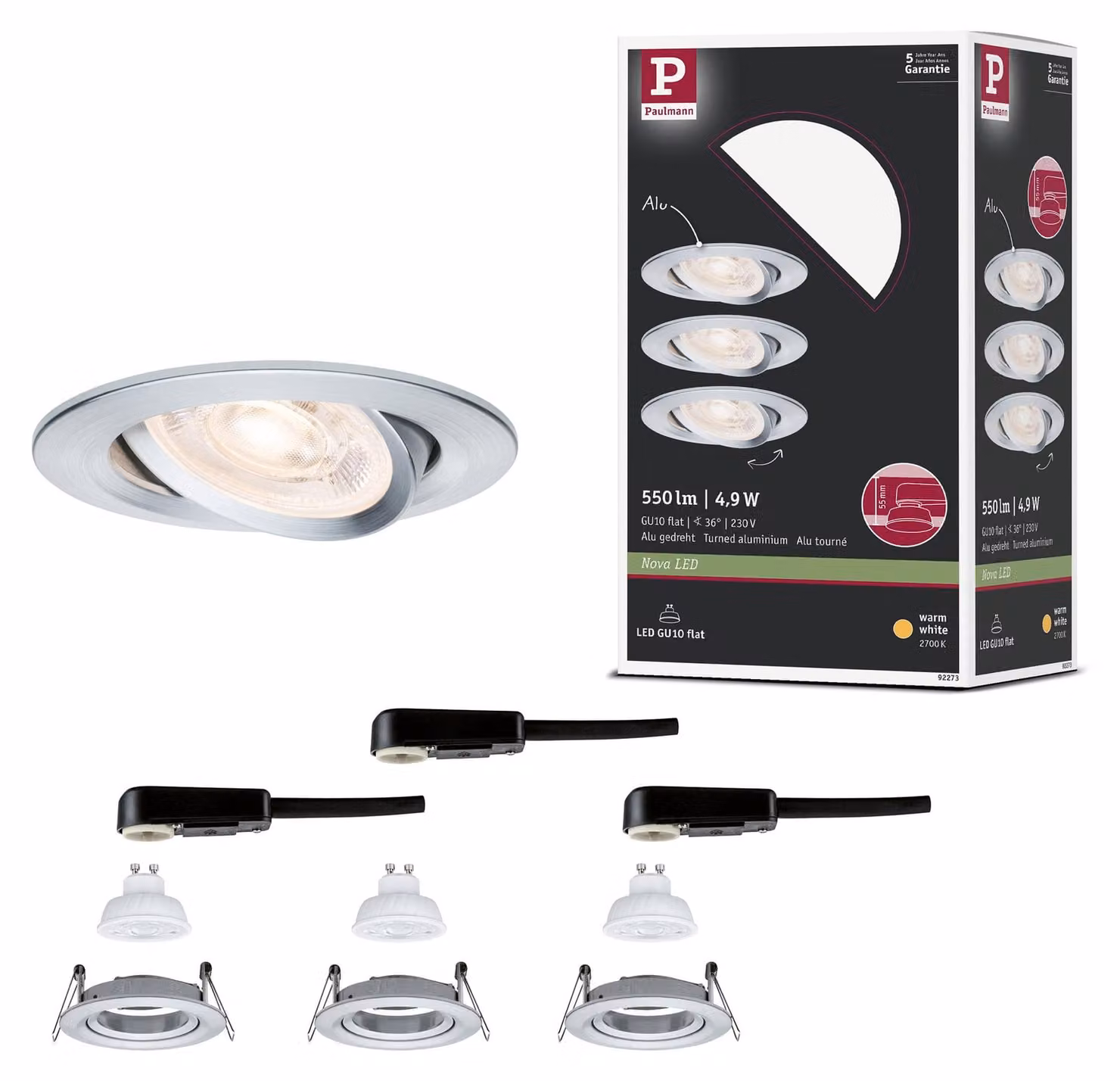 Paulmann Luce da incasso LED Nova