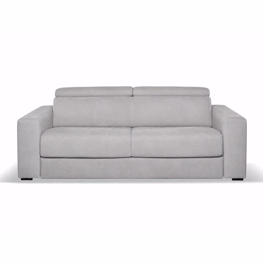 Divano letto Crien da 3 posti con poggiatesta reclinabili colore Mozart 15 ash di TEZETA – 2