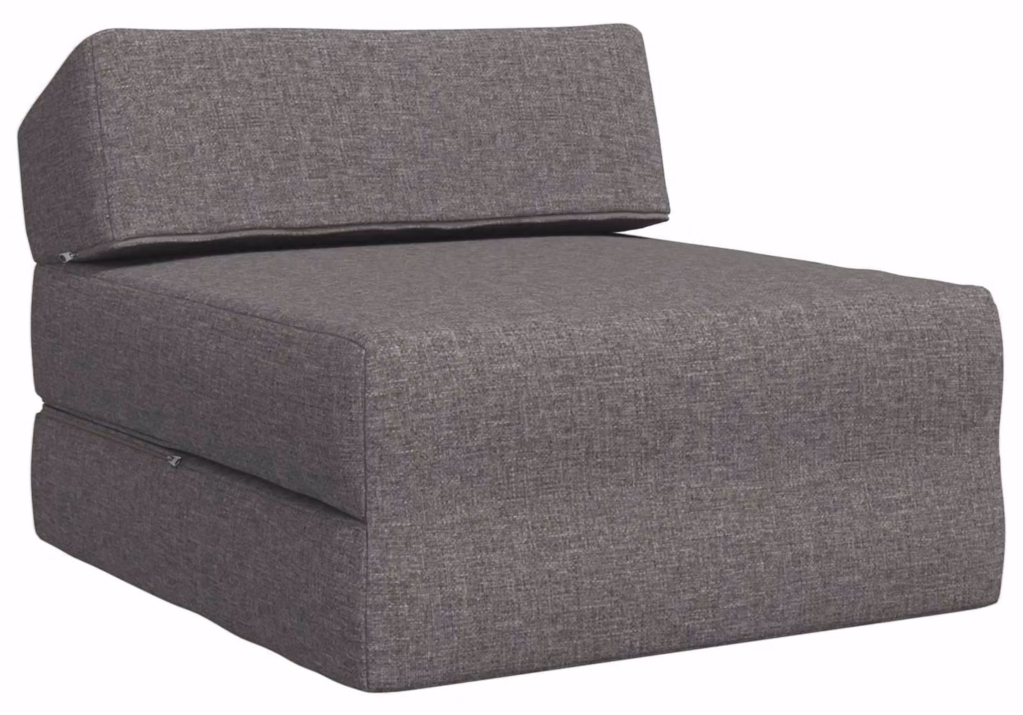 Divano Letto Pieghevole Grigio Chiaro 60 x 70 x 41 cm Tessuto