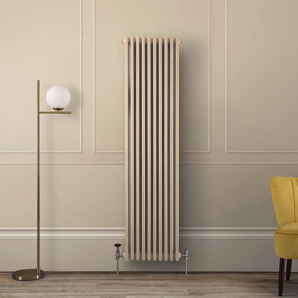 Radiatore Tradizionale Verticale a Doppia Colonna - Marrone (Elk Brown) - 1800mm x 470mm - Regent