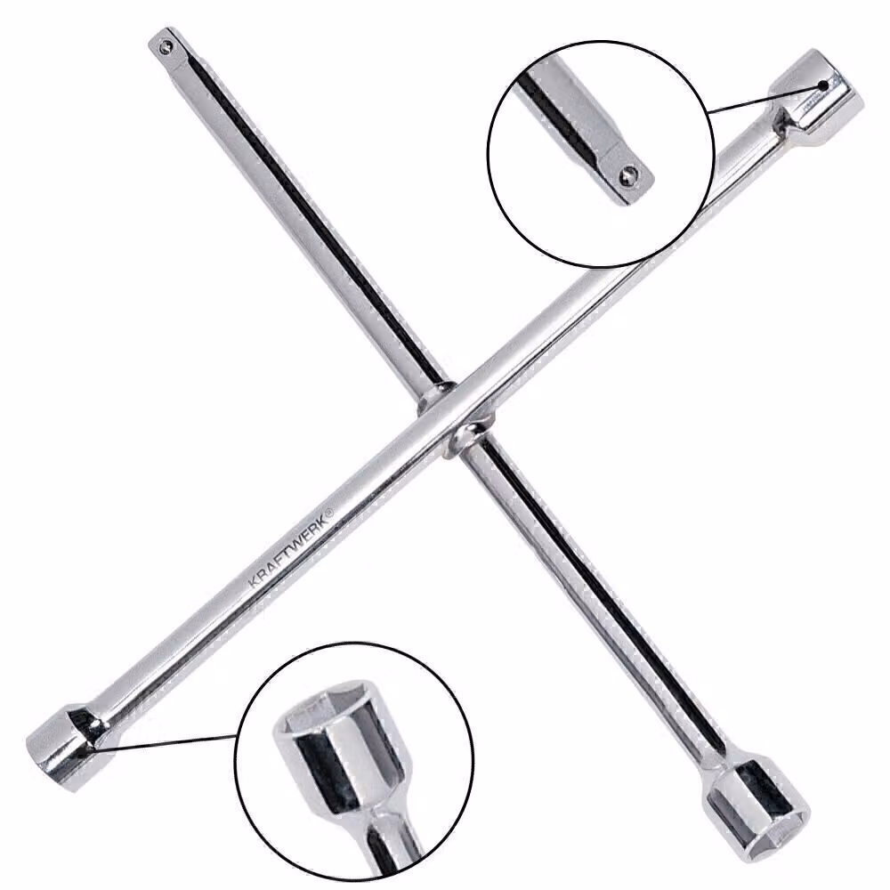 KRAFTWERK KRA 2585-34 Chiave a croce per ruote 24x27x32 mm x 3/4