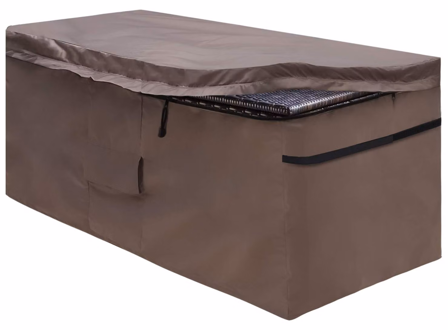 Contenitore impermeabile - Contenitore con cerniera - Scatola per esterni - Tessuto Oxford 420D - Resistente - Ventilazione - Protezione dagli agenti atmosferici - Copertura per scatola